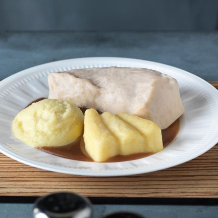 Mini Pur&#233;ed Chicken Casserole